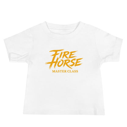 Performance | Baby T-Shirt | Fire Horse Masters | Modern Script Logo