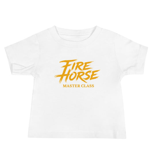 Performance | Baby T-Shirt | Fire Horse Masters | Modern Script Logo