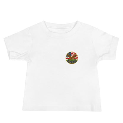 Performance | Baby T-Shirt | Georgia State Society Children of the American Revolution | Badge Logo