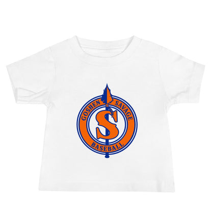 Performance | Baby T-Shirt | Goshen Savage Baseball | Badge Logo