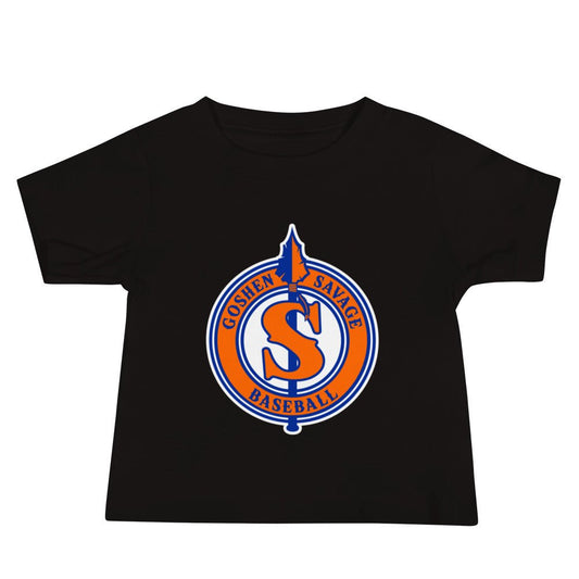 Performance | Baby T-Shirt | Goshen Savage Baseball | Badge Logo
