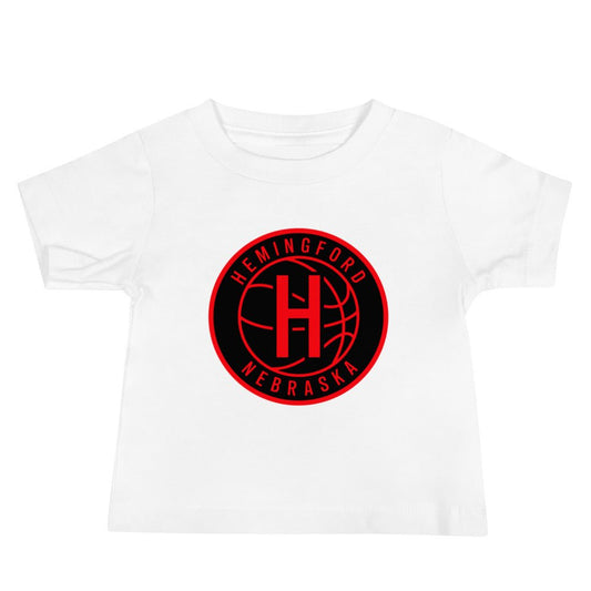 Performance | Baby T-Shirt | Hemingford Bobcats | Badge Logo