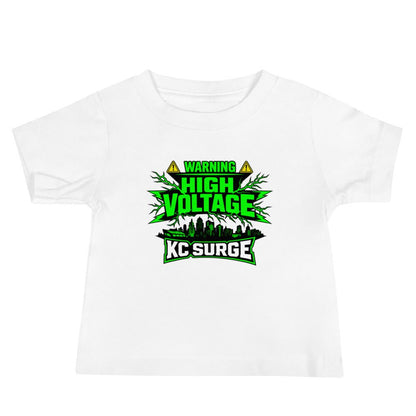 Performance | Baby T-Shirt | Kansas City Surge | High Voltage Logo