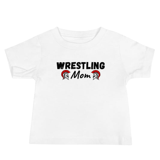 Performance | Baby T-Shirt | Lafayette Warrior Youth Wrestling | Mom Emblem Logo