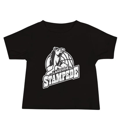 Performance | Baby T-Shirt | Lakeside Stampede | Basketball Mascot Logo