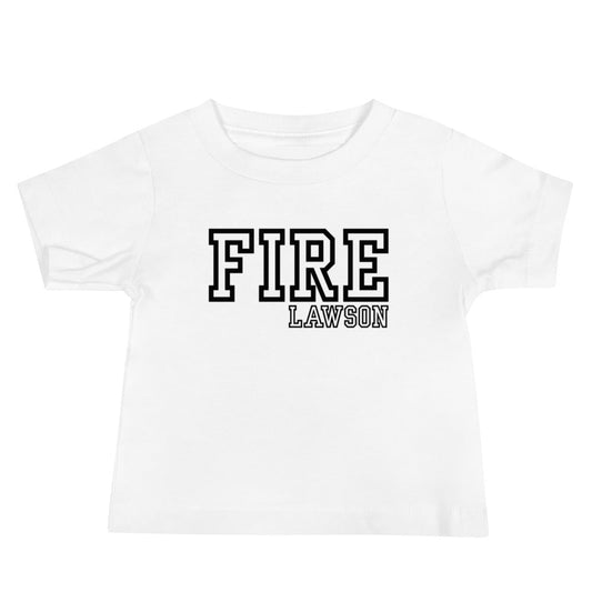 Performance | Baby T-Shirt | Lawson Fire Department | Script Logo