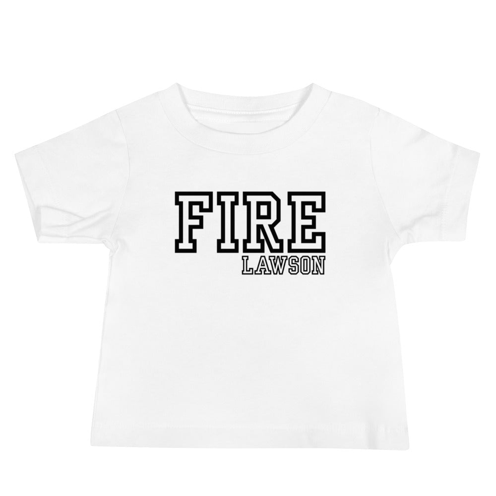 Performance | Baby T-Shirt | Lawson Fire Department | Script Logo
