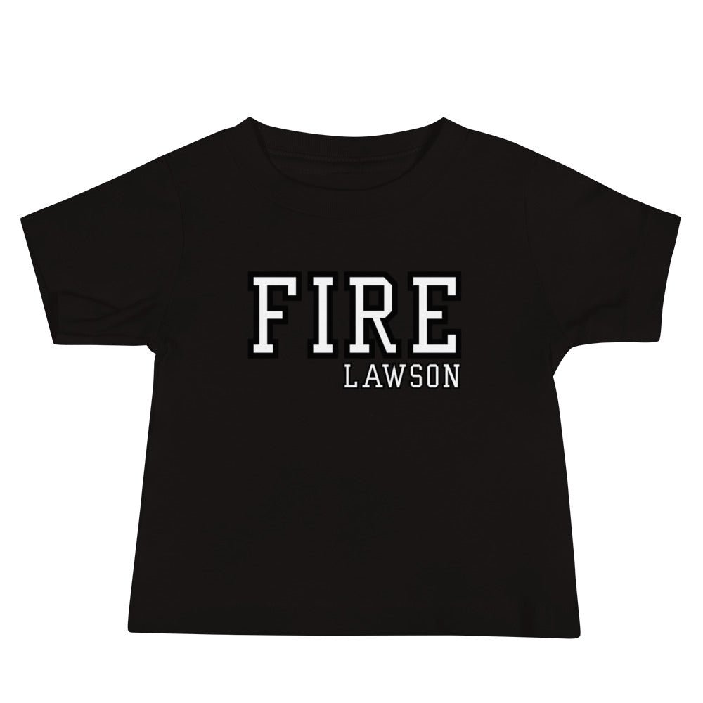 Performance | Baby T-Shirt | Lawson Fire Department | Script Logo