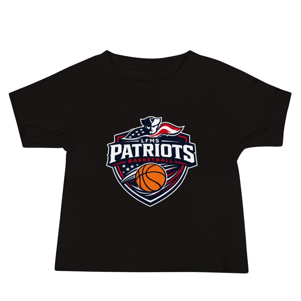 Performance | Baby T-Shirt | LFMS Athletics | Patriots Basketball Logo