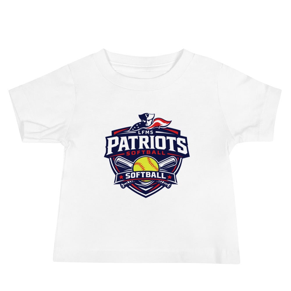 Performance | Baby T-Shirt | LFMS Athletics | Patriots Softball Logo
