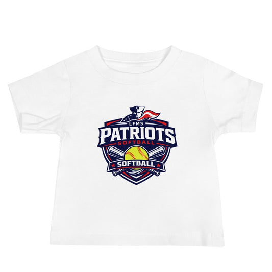 Performance | Baby T-Shirt | LFMS Athletics | Patriots Softball Logo