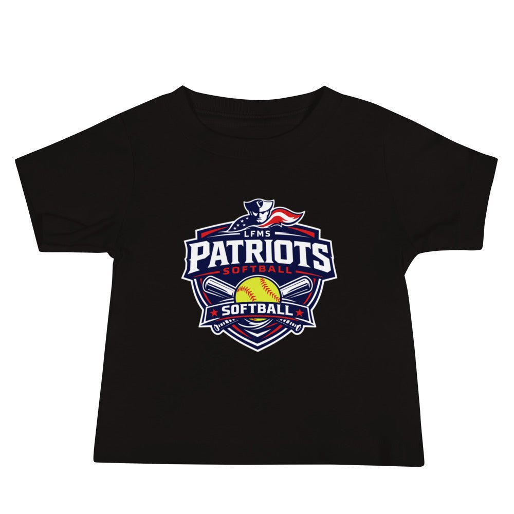 Performance | Baby T-Shirt | LFMS Athletics | Patriots Softball Logo