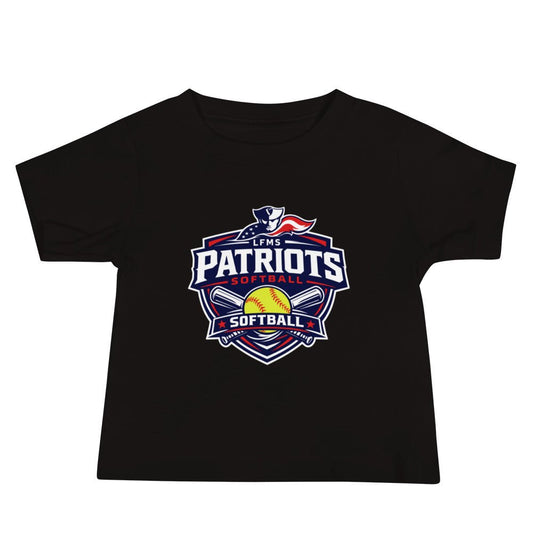 Performance | Baby T-Shirt | LFMS Athletics | Patriots Softball Logo