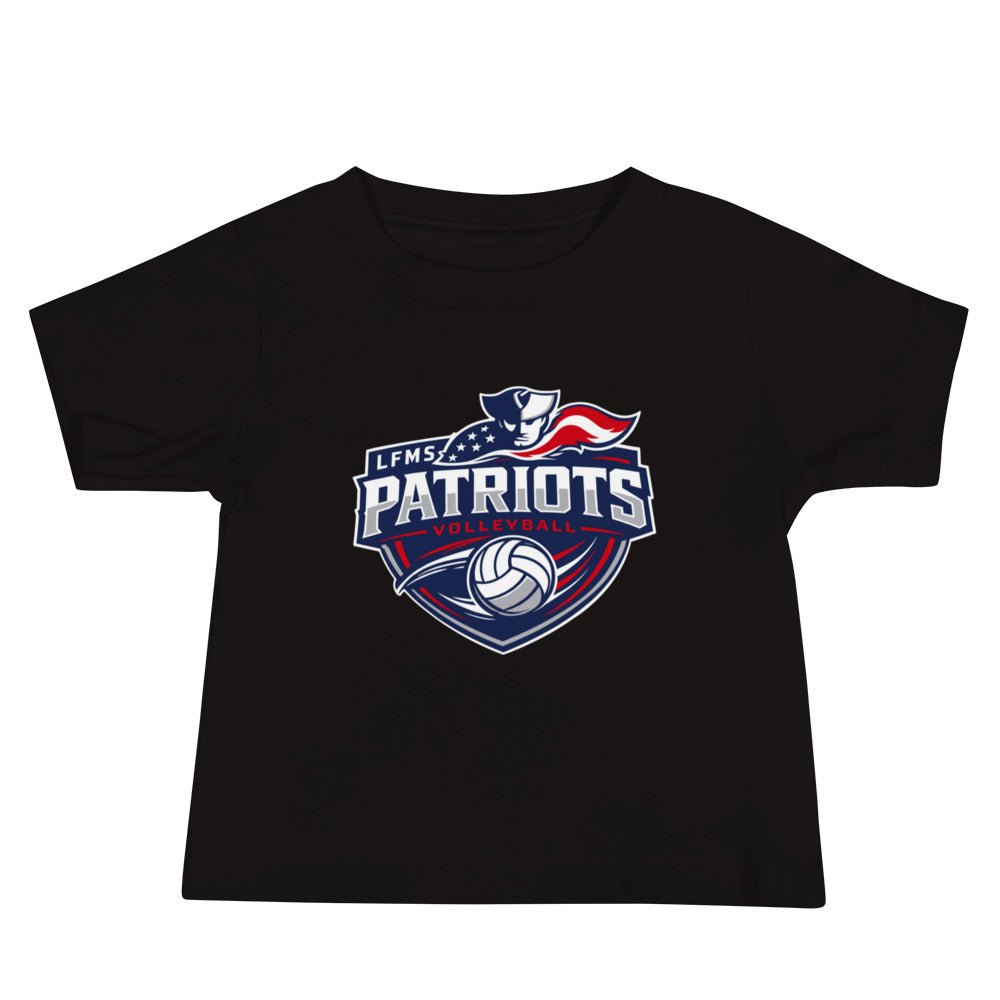Performance | Baby T-Shirt | LFMS Athletics | Patriots Volleyball Logo