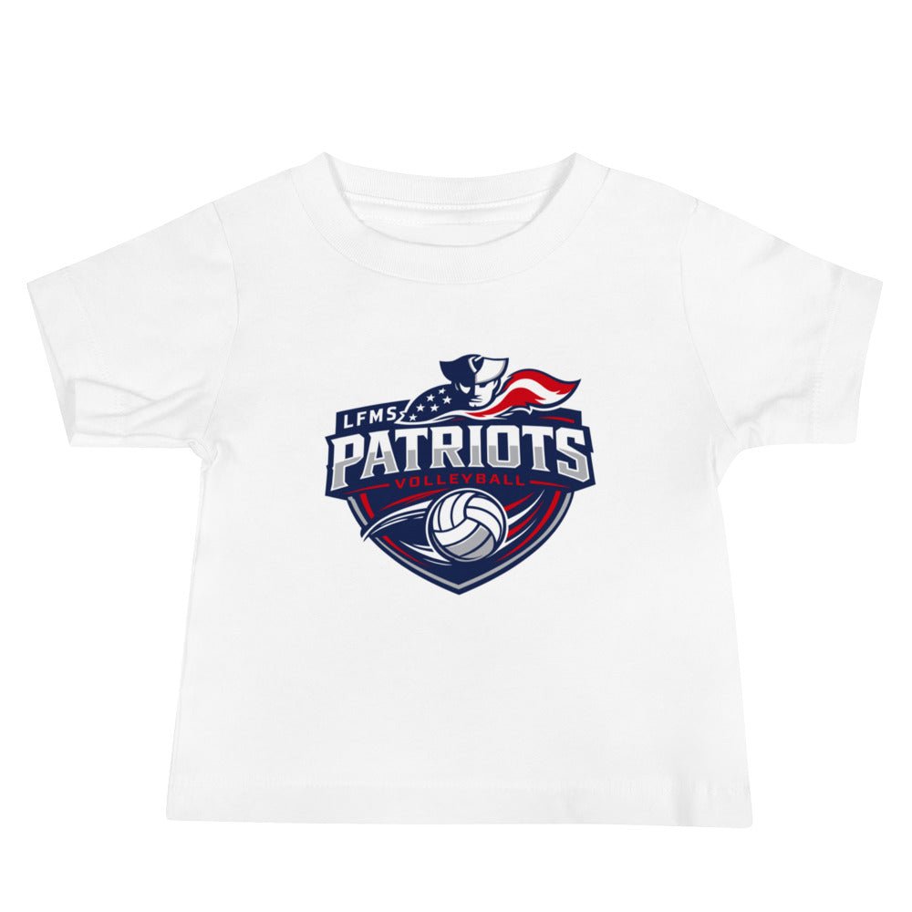 Performance | Baby T-Shirt | LFMS Athletics | Patriots Volleyball Logo