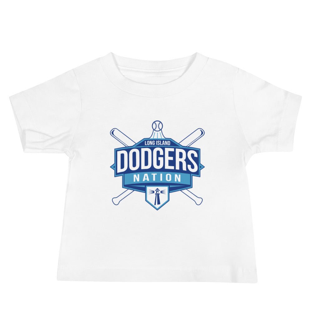 Performance | Baby T-Shirt | LI Dodgers Nation | Varsity Crest Logo