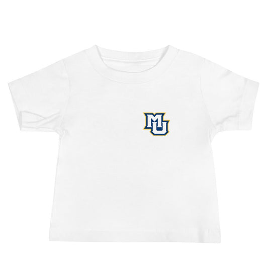 Performance | Baby T-Shirt | Marquette University Women's Hockey | MU Mark Backprint Logo