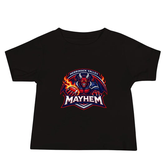Performance | Baby T-Shirt | Merrimack Valley Mayhem | Overlord Crest Logo
