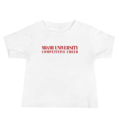 Performance | Baby T-Shirt | Miami University Competitive Cheer Team
