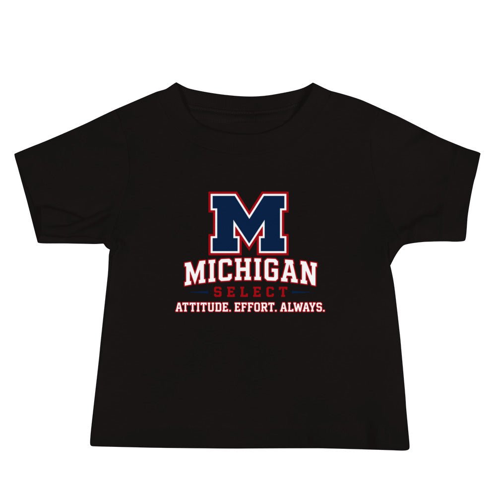 Performance | Baby T-Shirt | Michigan Select Baseball | Crest Logo