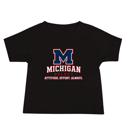Performance | Baby T-Shirt | Michigan Select Baseball | Crest Logo