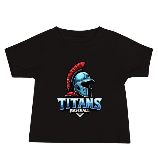 Performance | Baby T-Shirt | Mighty Titans Baseball | Crest Logo