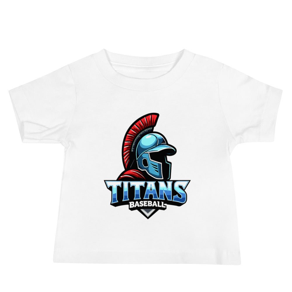 Performance | Baby T-Shirt | Mighty Titans Baseball | Crest Logo
