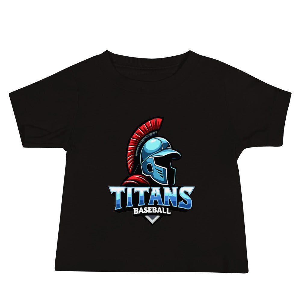 Performance | Baby T-Shirt | Mighty Titans Baseball | Crest Logo