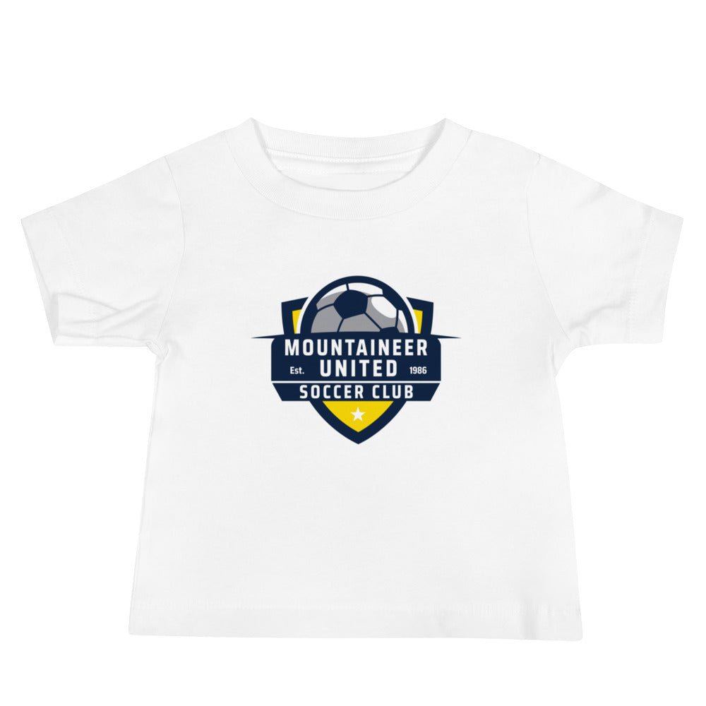 Performance | Baby T-Shirt | Mountaineer United Soccer Club | Alpine Crest Logo