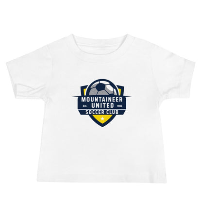 Performance | Baby T-Shirt | Mountaineer United Soccer Club | Alpine Crest Logo