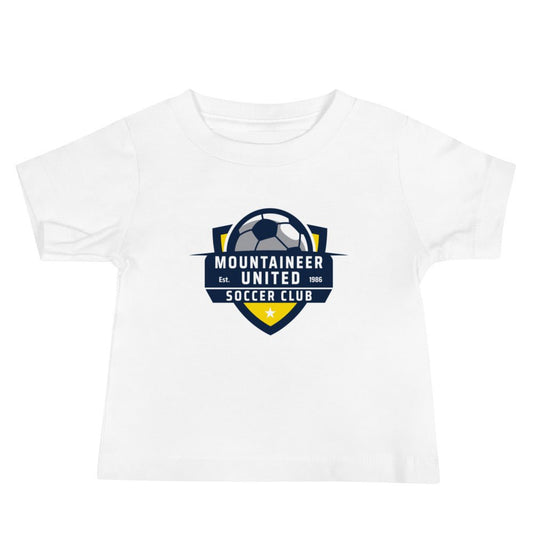 Performance | Baby T-Shirt | Mountaineer United Soccer Club | Alpine Crest Logo
