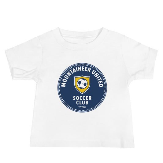 Performance | Baby T-Shirt | Mountaineer United Soccer Club | Badge Logo