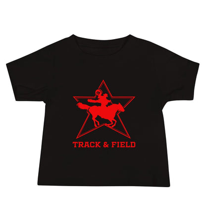 Performance | Baby T-Shirt | North Lake Track and Field | Cowboy T&F Logo