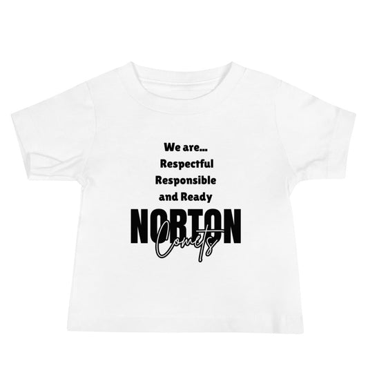 Performance | Baby T-Shirt | Norton Elementary School | We are... Logo