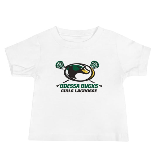 Performance | Baby T-Shirt | Odessa Girls Lacrosse | Duck Sticks Logo