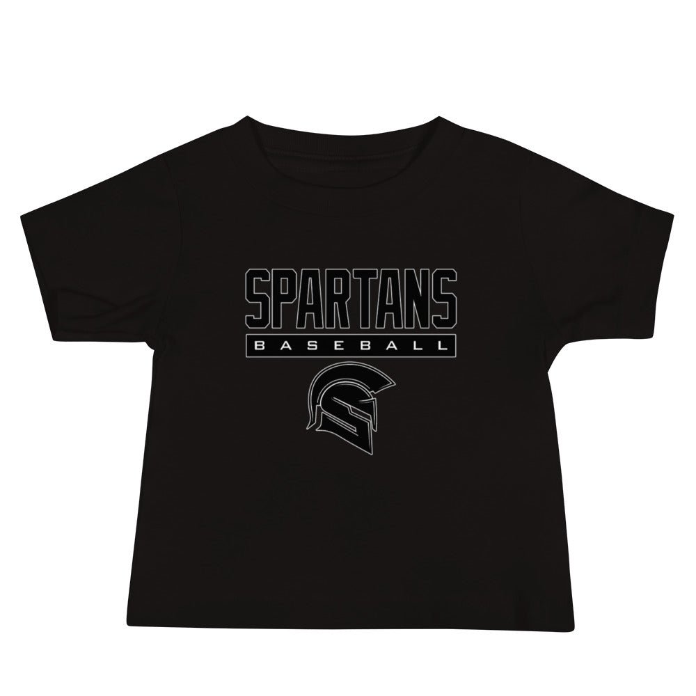 Performance | Baby T-Shirt | Owings Mills Spartans Baseball | Crest Logo