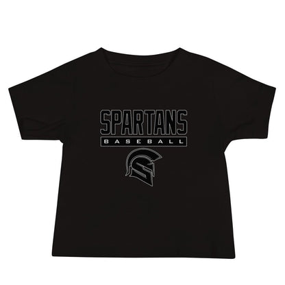 Performance | Baby T-Shirt | Owings Mills Spartans Baseball | Crest Logo
