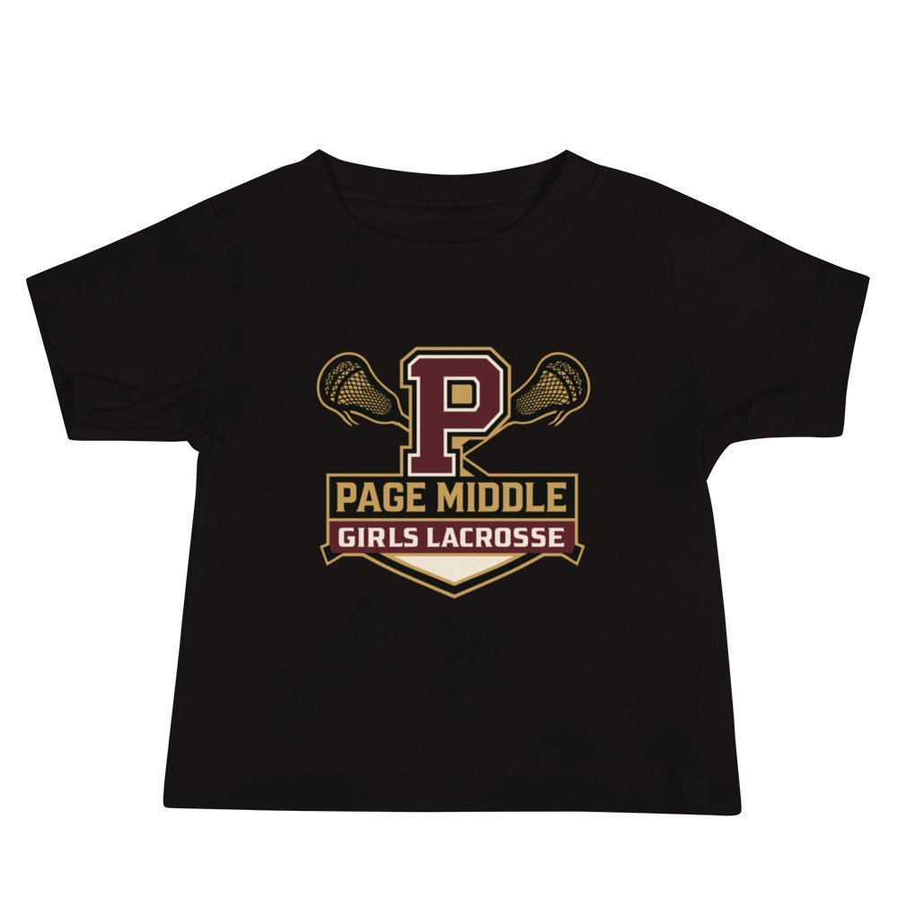 Performance | Baby T-Shirt | Page Middle Girls Lacrosse | Block P Logo