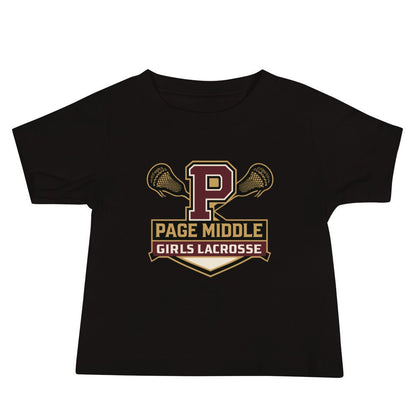 Performance | Baby T-Shirt | Page Middle Girls Lacrosse | Block P Logo