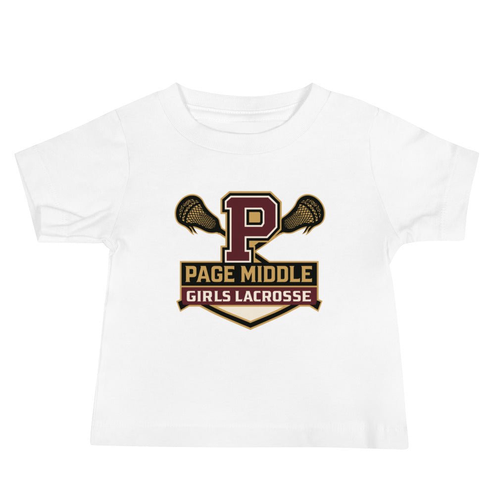 Performance | Baby T-Shirt | Page Middle Girls Lacrosse | Block P Logo