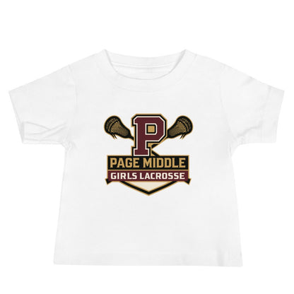 Performance | Baby T-Shirt | Page Middle Girls Lacrosse | Block P Logo