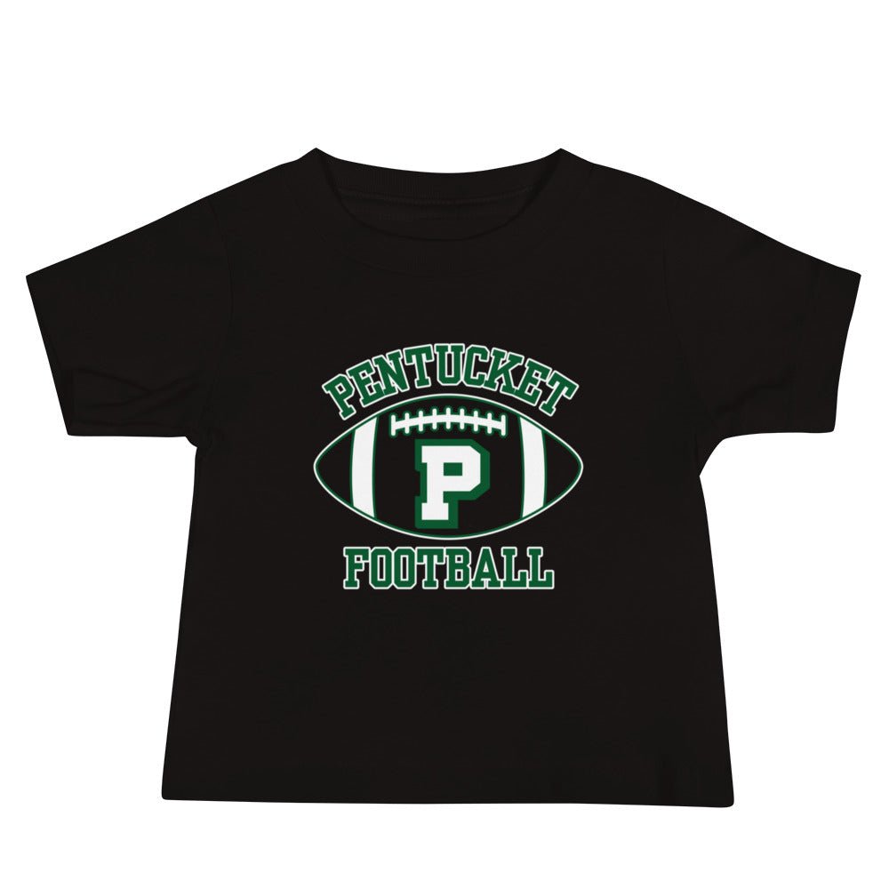 Performance | Baby T-Shirt | Pentucket Youth Football and Cheer | Varsity Badge Logo