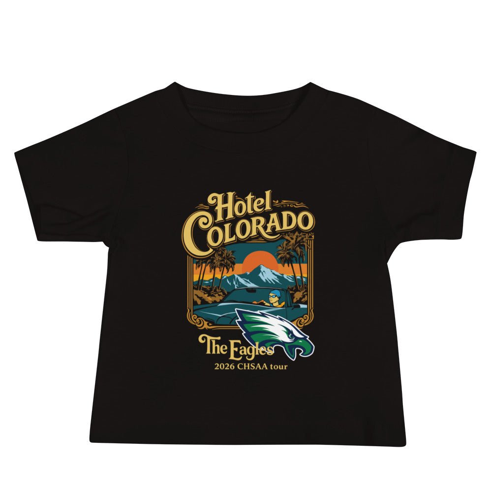 Performance | Baby T-Shirt | PINE CREEK SWIM & DIVE | Hotel Colorado Logo