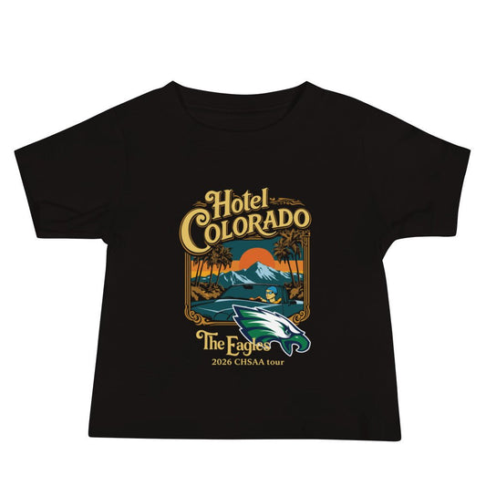 Performance | Baby T-Shirt | PINE CREEK SWIM & DIVE | Hotel Colorado Logo