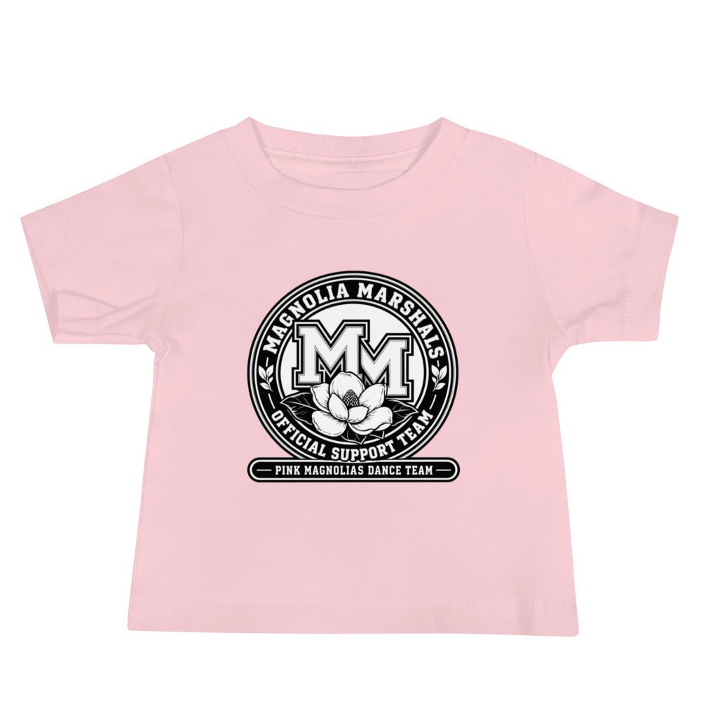 Performance | Baby T-Shirt | Pink Magnolias Dance | Emblem Logo