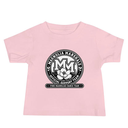 Performance | Baby T-Shirt | Pink Magnolias Dance | Emblem Logo