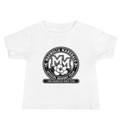 Performance | Baby T-Shirt | Pink Magnolias Dance | Emblem Logo