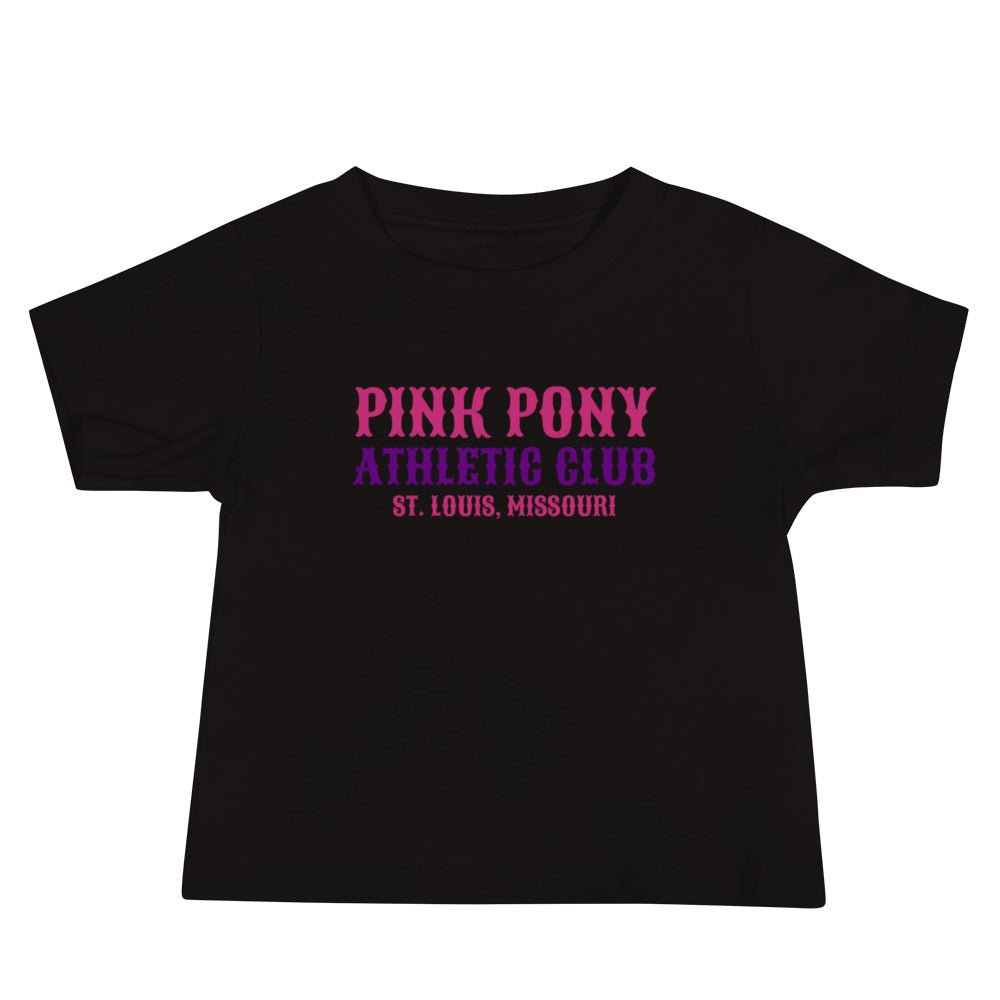 Performance | Baby T-Shirt | Pink Pony Athletic Club | Athletic Wordmark Logo
