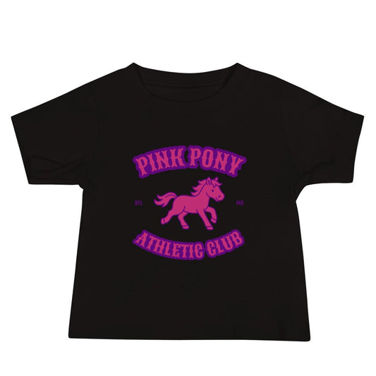 Performance | Baby T-Shirt | Pink Pony Athletic Club | Crest Logo