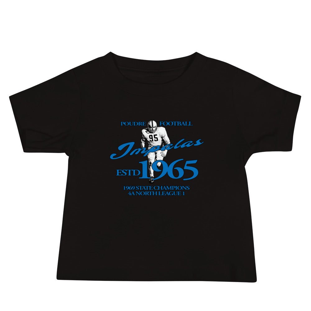 Performance | Baby T-Shirt | Poudre Football | Dynasty Athletics Logo